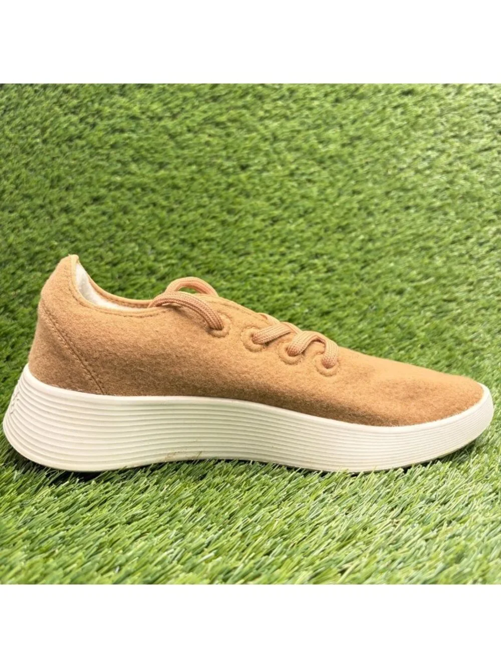 Allbirds Wool Runner 2 Womens Size 8 Stony Beige Athletic Shoes Sneakers